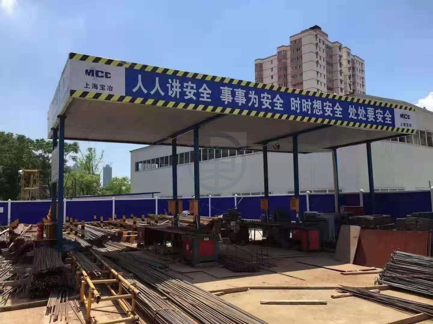工地钢筋加工棚 工地钢筋加工棚